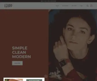 Leuppwatches.com(LEUPP Watch) Screenshot