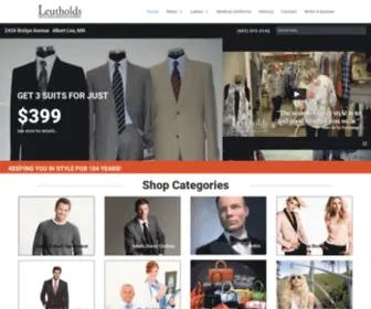 Leutholdsalbertlea.com(Leutholds of Albert Lea) Screenshot