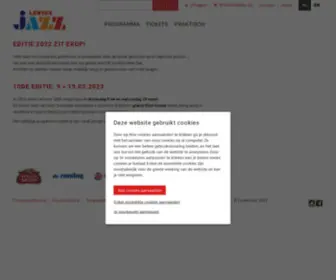 Leuvenjazz.be(Leuven Jazz) Screenshot