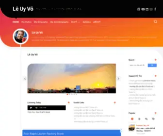 Leuyvo.com(Lê Uy Võ) Screenshot