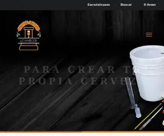 Levabeer.com(Insumos y Equipos para fabricar cerveza artesanal) Screenshot