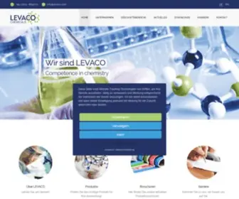 Levaco.com(LEVACO Chemicals GmbH Kompetenz in Chemie) Screenshot