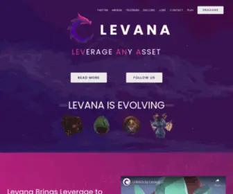 Levana.finance(Leverage Any Asset) Screenshot