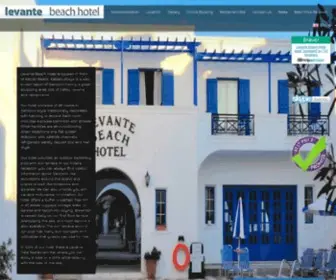 Levante.gr(Santorini Hotel.Levante Beach Hotel) Screenshot