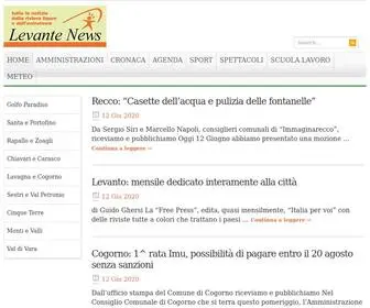 Levantenews.it(Levante News) Screenshot