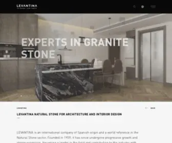 Levantina.com(Levantina Group: Líder mundial en piedra original y sinterizada para diferentes espacios) Screenshot