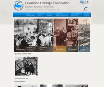 Levantineheritage.com(Levantine Heritage Foundation) Screenshot