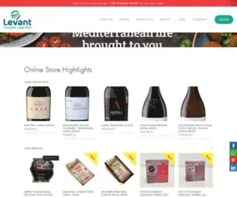 Levantltd.com(Levant Foods Hong Kong) Screenshot