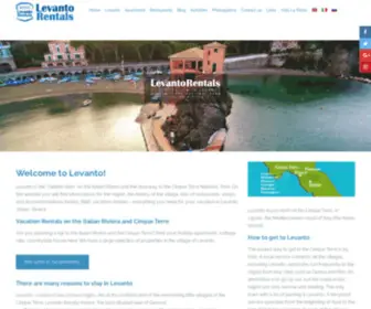 Levanto.net(Levanto Vacation Rentals) Screenshot