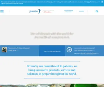 Levaquin.com(Janssen Pharmaceuticals) Screenshot