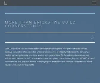 LevCor.com(Retail development company) Screenshot