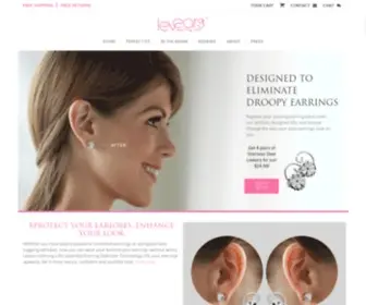 Levears.com(Earring Lifts) Screenshot