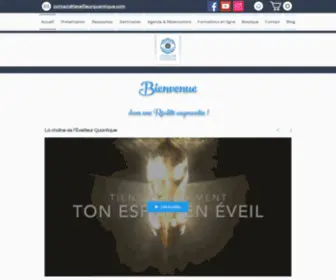 Leveilleurquantique.com(Stages éveil quantique) Screenshot