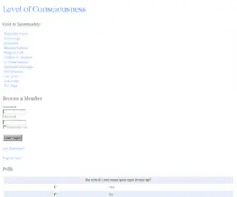 Level-OF-Consciousness.org(Level of Consciousness) Screenshot