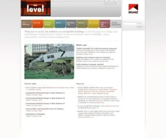 Level.org.nz(Subsidiary of BRANZ Ltd) Screenshot