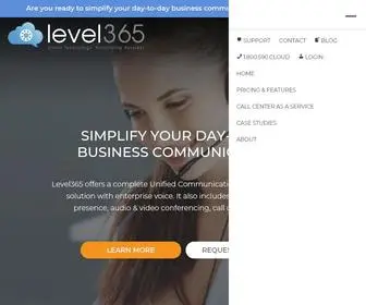 Level365.com(Cloud Technology. Simplifying Business) Screenshot