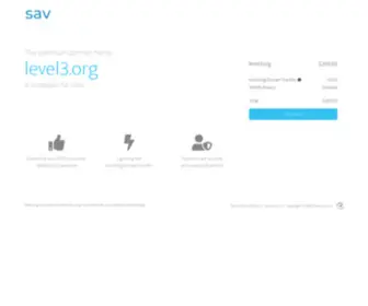 Level3.org(The premium domain name) Screenshot