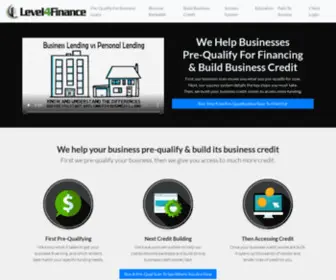 Level4Finance.com(Pre-Qualify For Business Financing) Screenshot