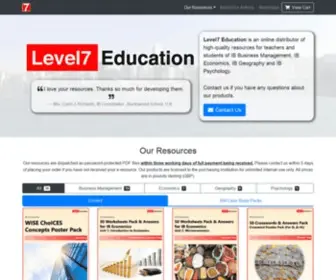 Level7Education.com(Level7 Education) Screenshot