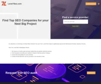 Level7Seo.com(Find The Best B2B SEO Company for Your Business) Screenshot