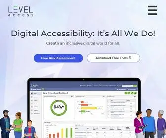 Levelaccess.com(ADA Compliance) Screenshot