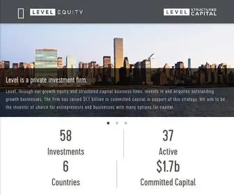 Levelequity.com(Level Equity) Screenshot