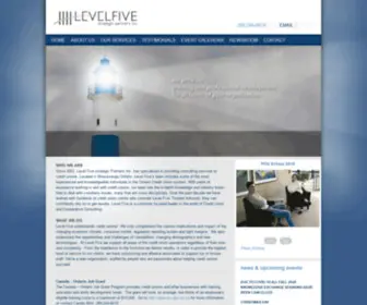 Levelfive.ca(Level Five Strategic Partners) Screenshot