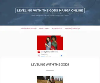 Levelingwithgods.com(Read Leveling With The Gods Best Manga Online in High Quality) Screenshot