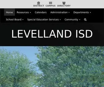 Levellandisd.net(Levelland ISD) Screenshot