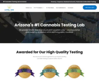 Levelonelabs.com(Cannabis Testing Lab) Screenshot