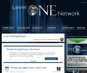 Levelonenetwork.com(Level One Network) Screenshot