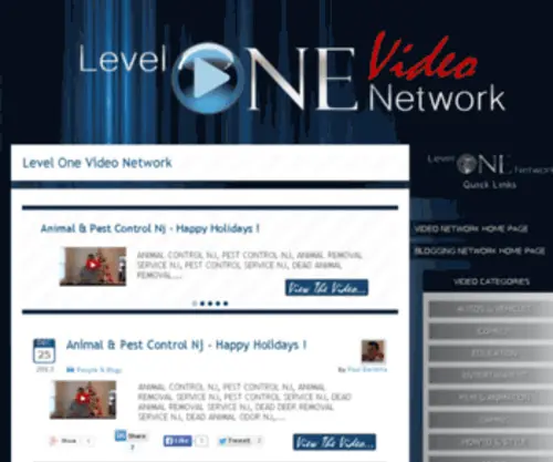 Levelonevideonetwork.com(Level One Video Network) Screenshot