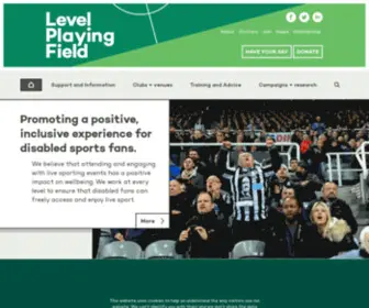 Levelplayingfield.org.uk(Level Playing Field) Screenshot