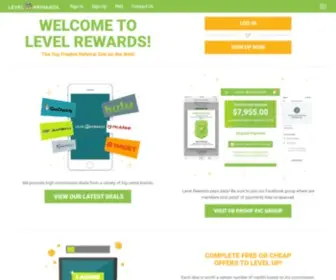 Levelrewards.com(Level Rewards) Screenshot