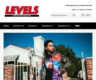 Levelsclothingstore.com(Levels Clothing) Screenshot