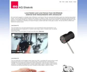 Levelswitch.se(Level Switch and Level Sensor from AQ Elteknik) Screenshot