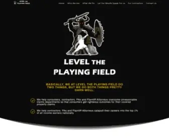 Leveltheplayingfield.us(Level The Playing Field) Screenshot