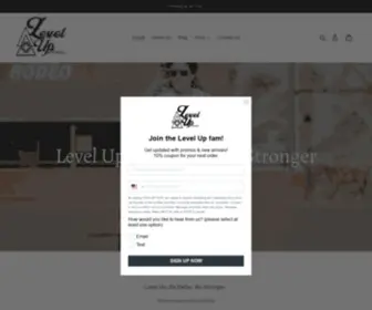 Levelupapparelcompany.com(Level Up Apparel Company) Screenshot