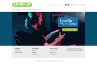 Levelupgear.com(Gaming Storage) Screenshot