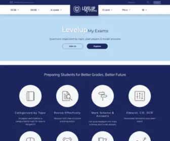 Levelupmyexams.com(Level Up My Exams) Screenshot