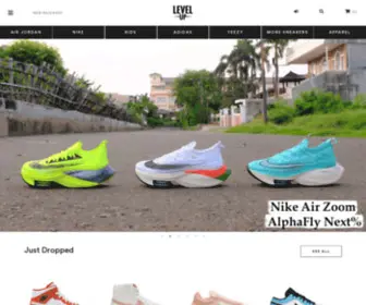 Levelupsneakers.com(Level Up) Screenshot