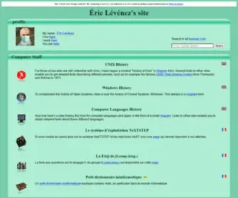 Levenez.com(Éric) Screenshot