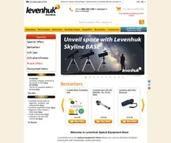 Levenhuk.com(Levenhuk optical instruments store) Screenshot