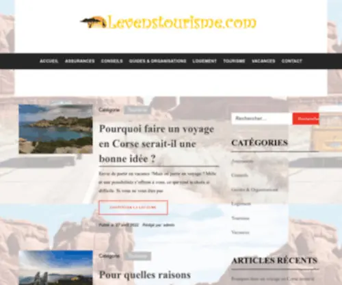 Levenstourisme.com(Votre blog quotidien de l'e) Screenshot