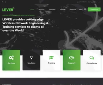 Lever.co.uk(LEVER are the UK's leading Wireless Consultants for Enterprise) Screenshot