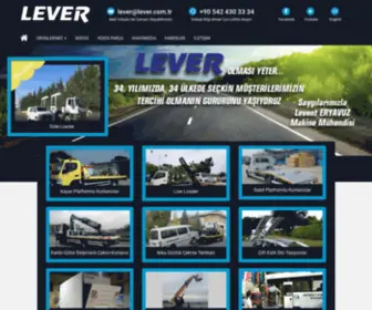 Lever.com.tr(Lever Hidrolik) Screenshot