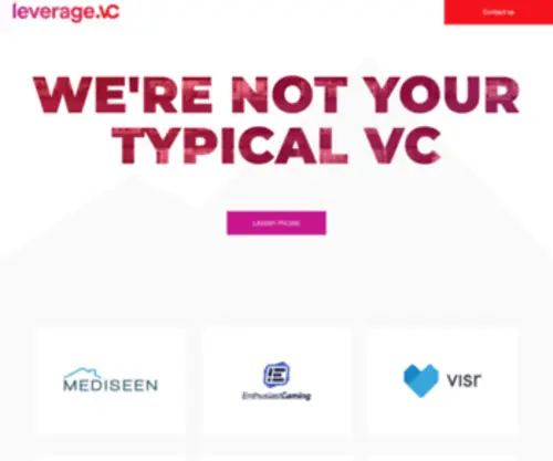 Leverage.vc(Leverage) Screenshot