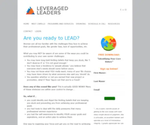 Leveragedleaders.com(Leveragedleaders) Screenshot