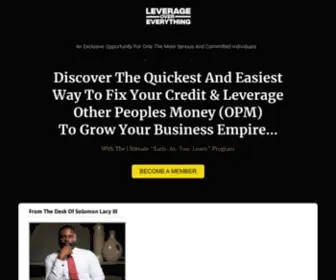 Leverageovereverything.com(Inner Circle) Screenshot