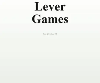 Levergames.com(Lever Games) Screenshot